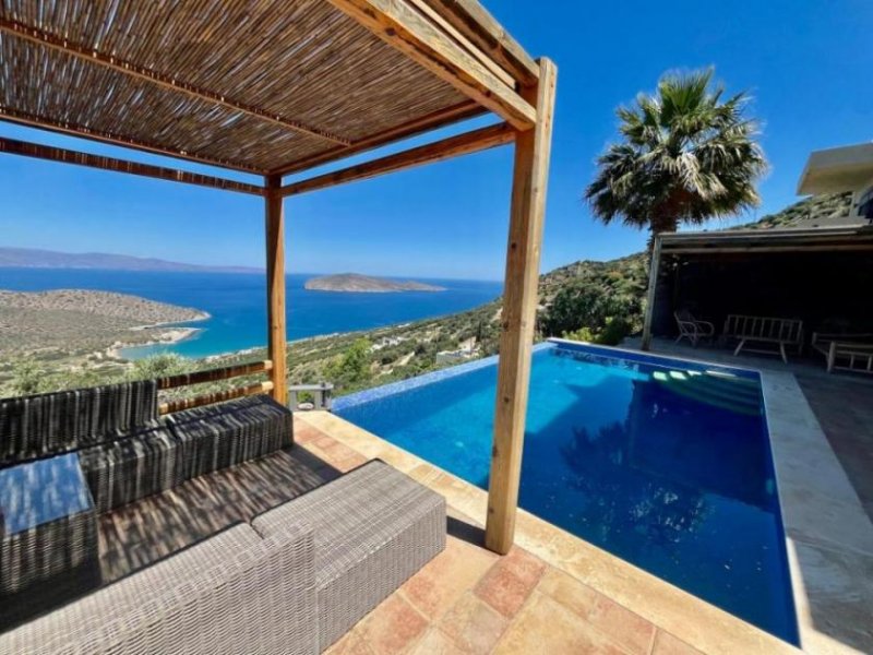 Tholos MIT VIDEO! Kreta, Tholos: Villa mit Garten, Infinity-Pool und atemberaubendem Meerblick zu verkaufen Haus kaufen
